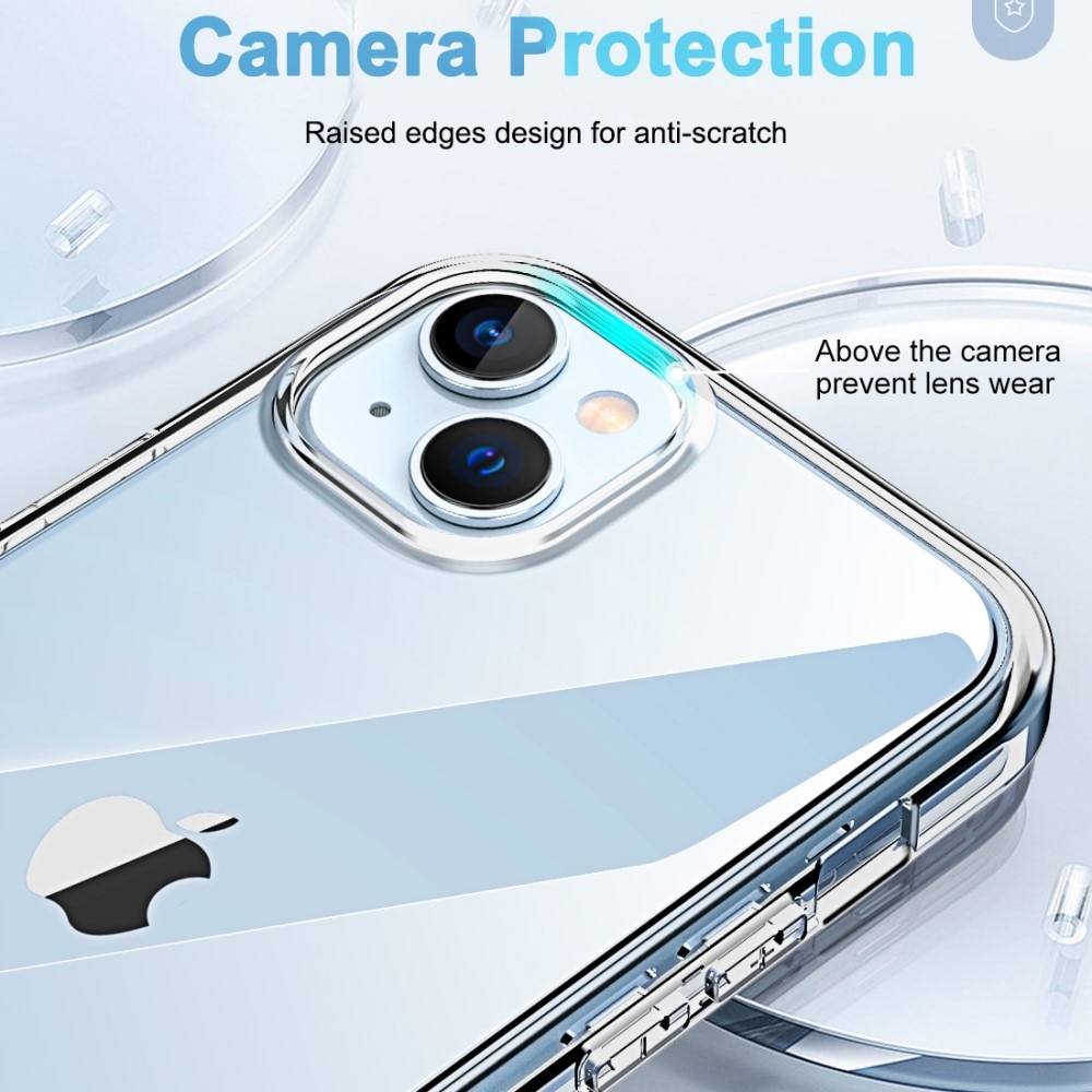 Full Protection Case iPhone 14 gennemsigtig