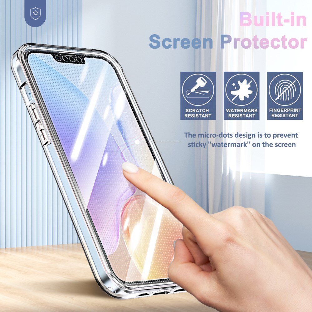 Full Protection Case iPhone 14 Plus gennemsigtig