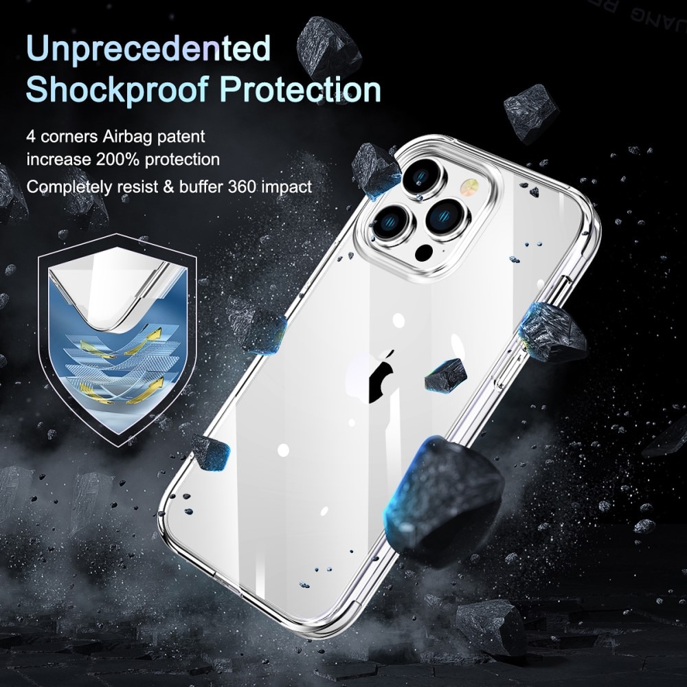 Full Protection Case iPhone 14 Pro Max gennemsigtig