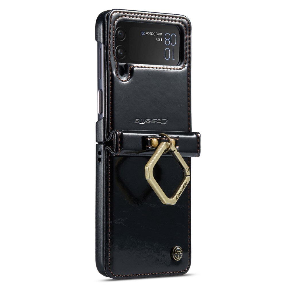 Leather Wallet Handstrap Samsung Galaxy Z Flip 4 sort