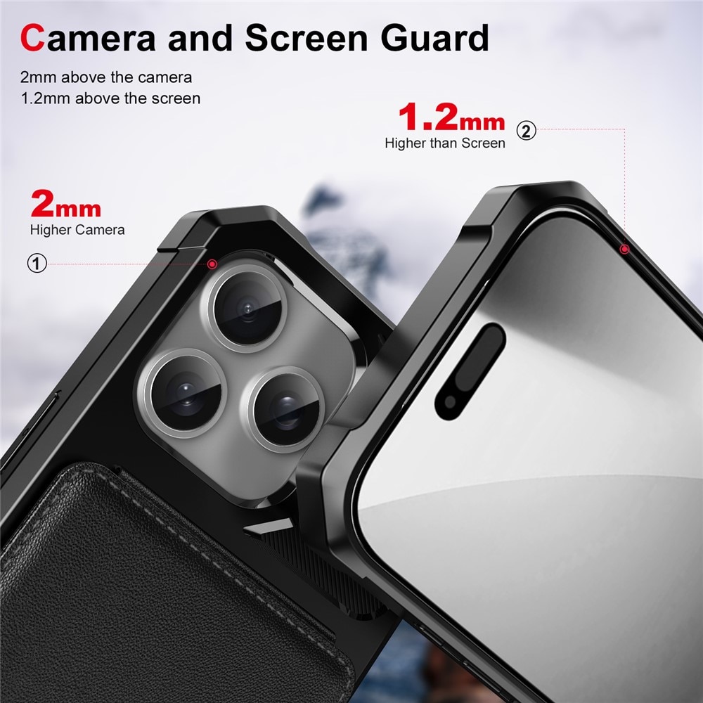 Clean Multi-slot Case iPhone 17 Pro Sort