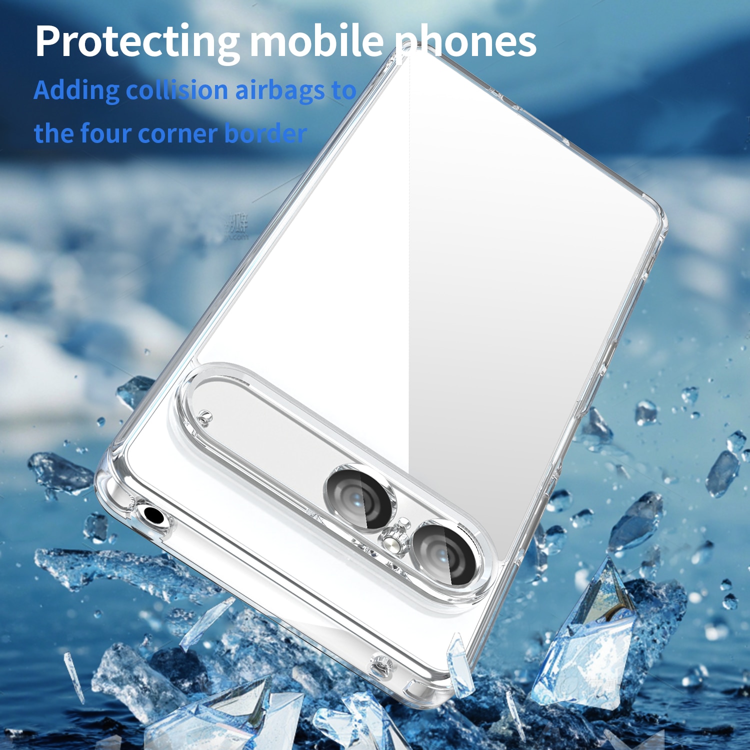 Hybridcover Sony Xperia 10 VII Gennemsigtig