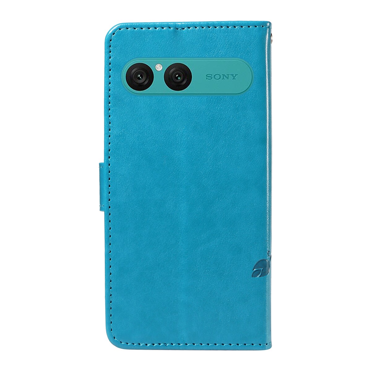 Læderetui Sommerfugle Sony Xperia 10 VII Blå