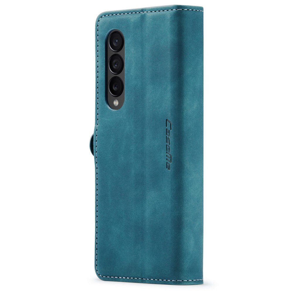 Slim Pung Etui Samsung Galaxy Z Fold 4 blå