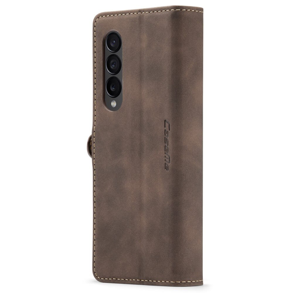 Slim Pung Etui Samsung Galaxy Z Fold 4 brun