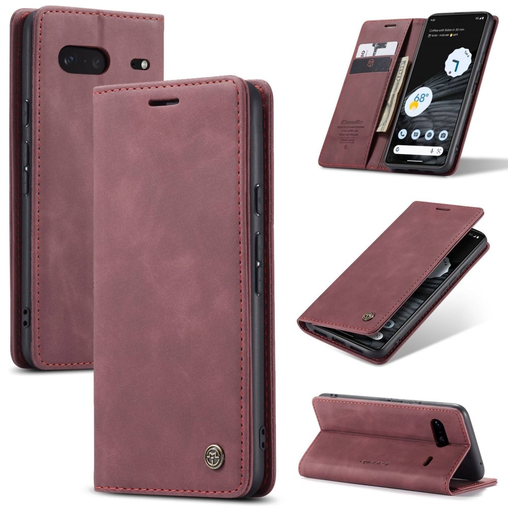 Slim Pung Etui Google Pixel 7 Rød