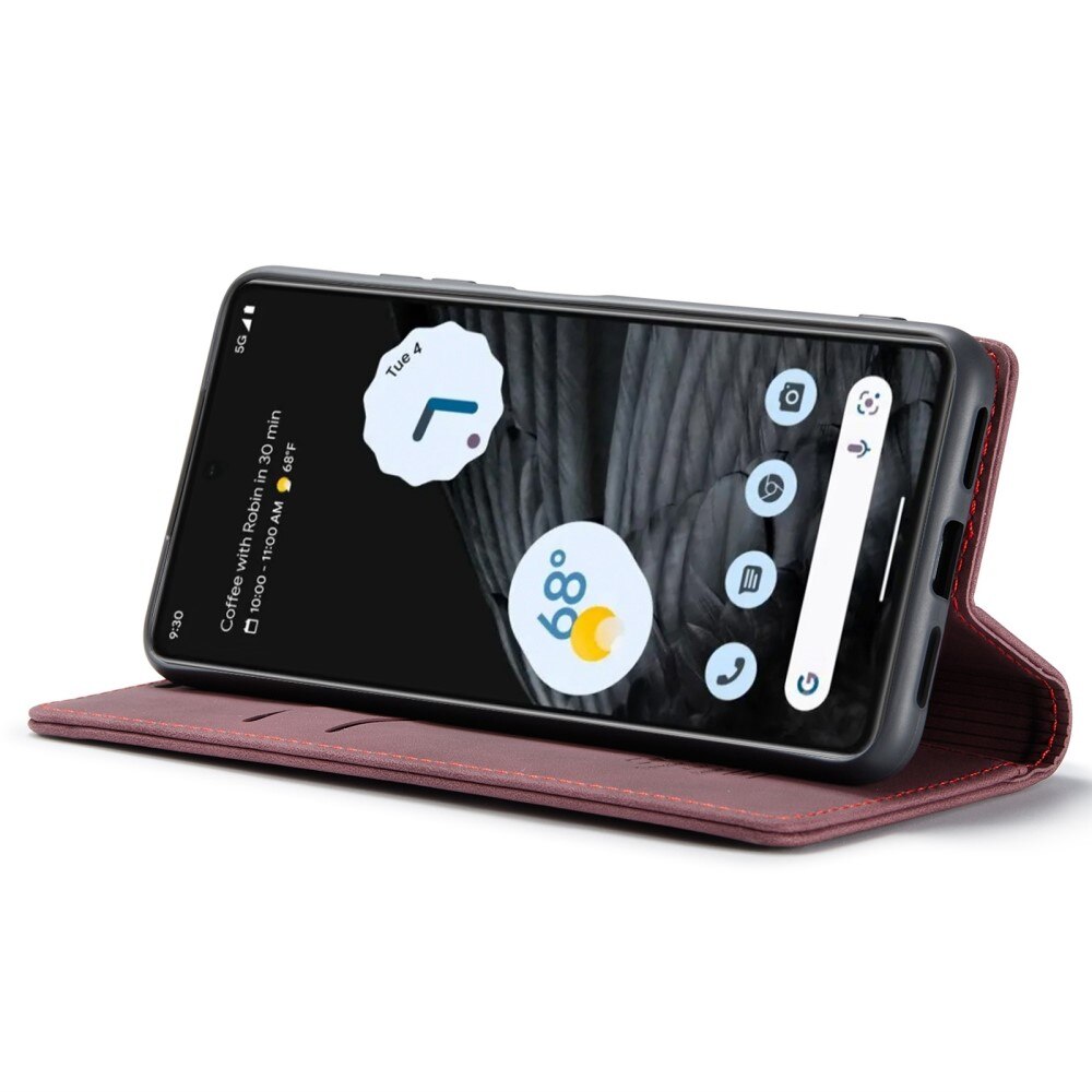 Slim Pung Etui Google Pixel 7 Rød