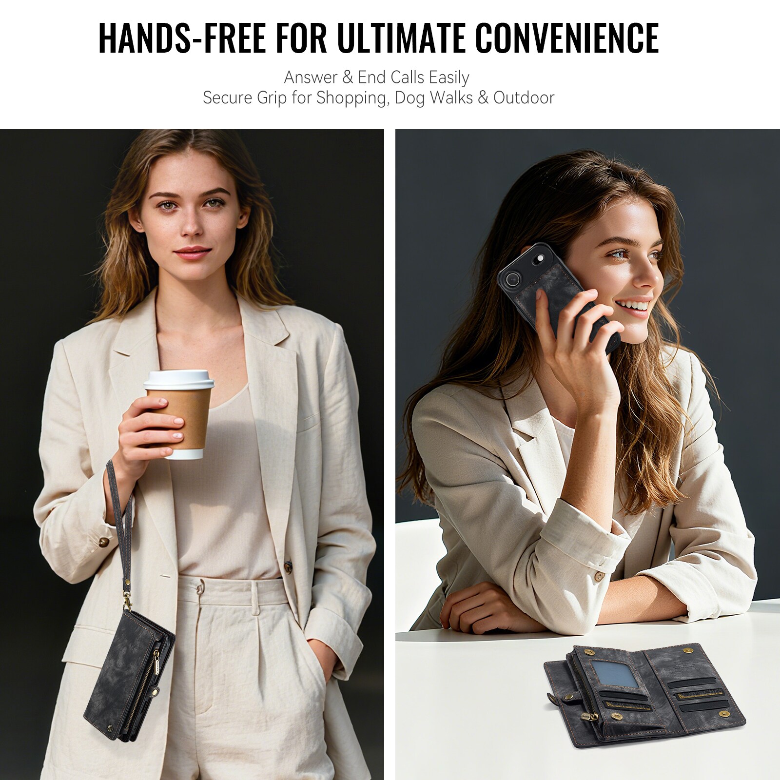 Multi-slot Mobiltaske iPhone Air Grå