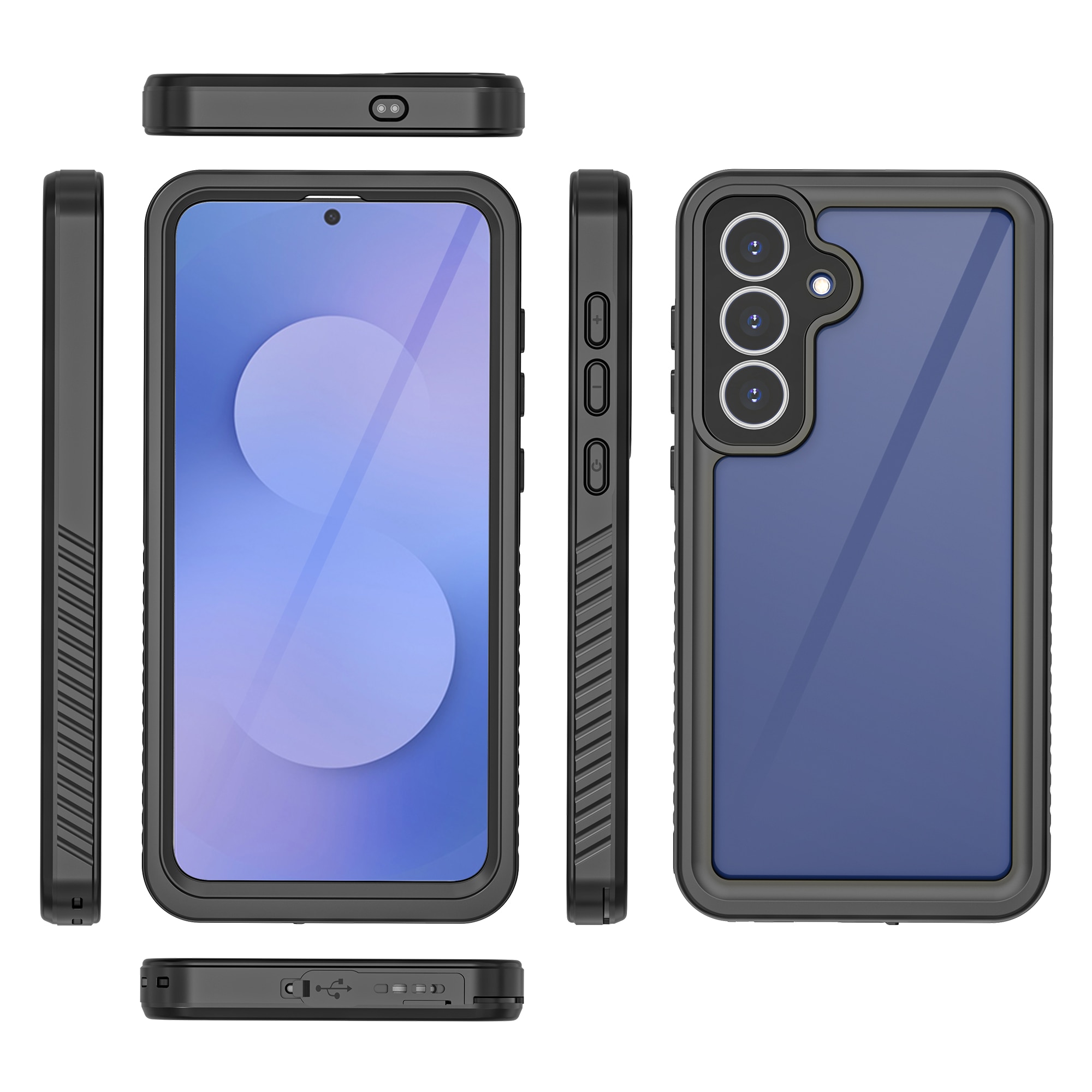 Vandtæt Cover Samsung Galaxy S25 FE gennemsigtig