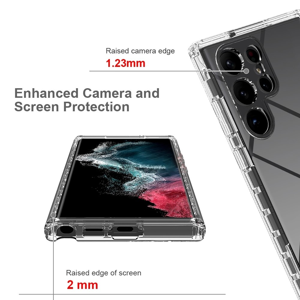 Full Cover Case Samsung Galaxy S23 Ultra gennemsigtig