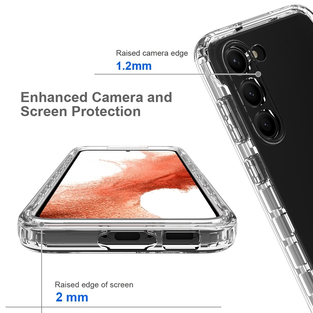 Full Protection Case Samsung Galaxy S23 gennemsigtig