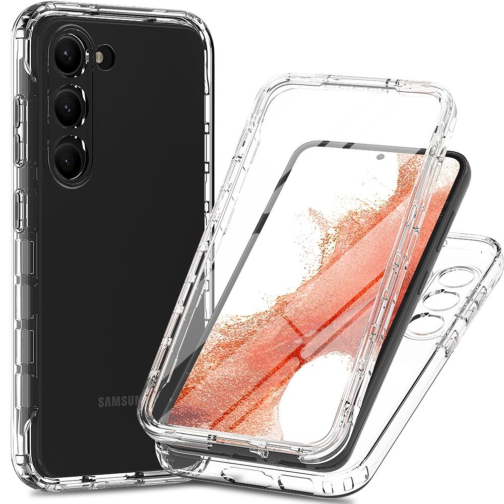 Full Protection Case Samsung Galaxy S23 Plus Gennemsigtig