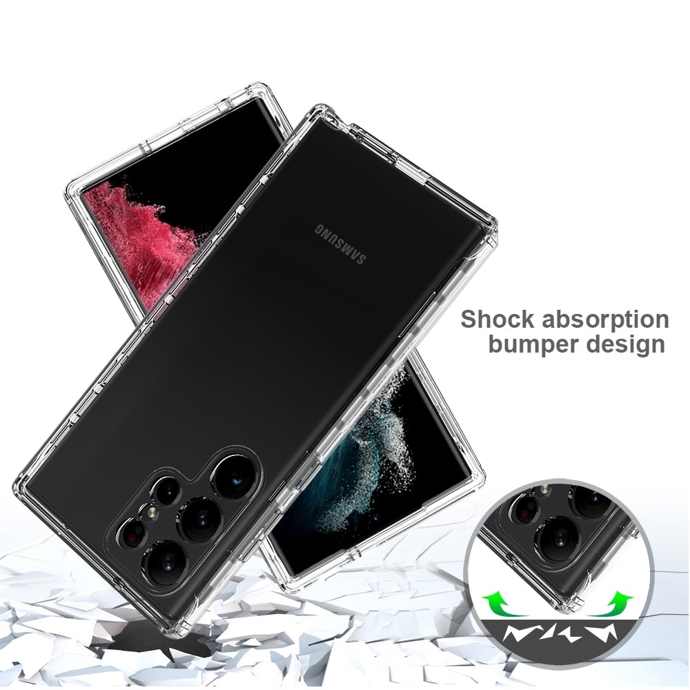 Full Protection Case Samsung Galaxy S23 Ultra gennemsigtig