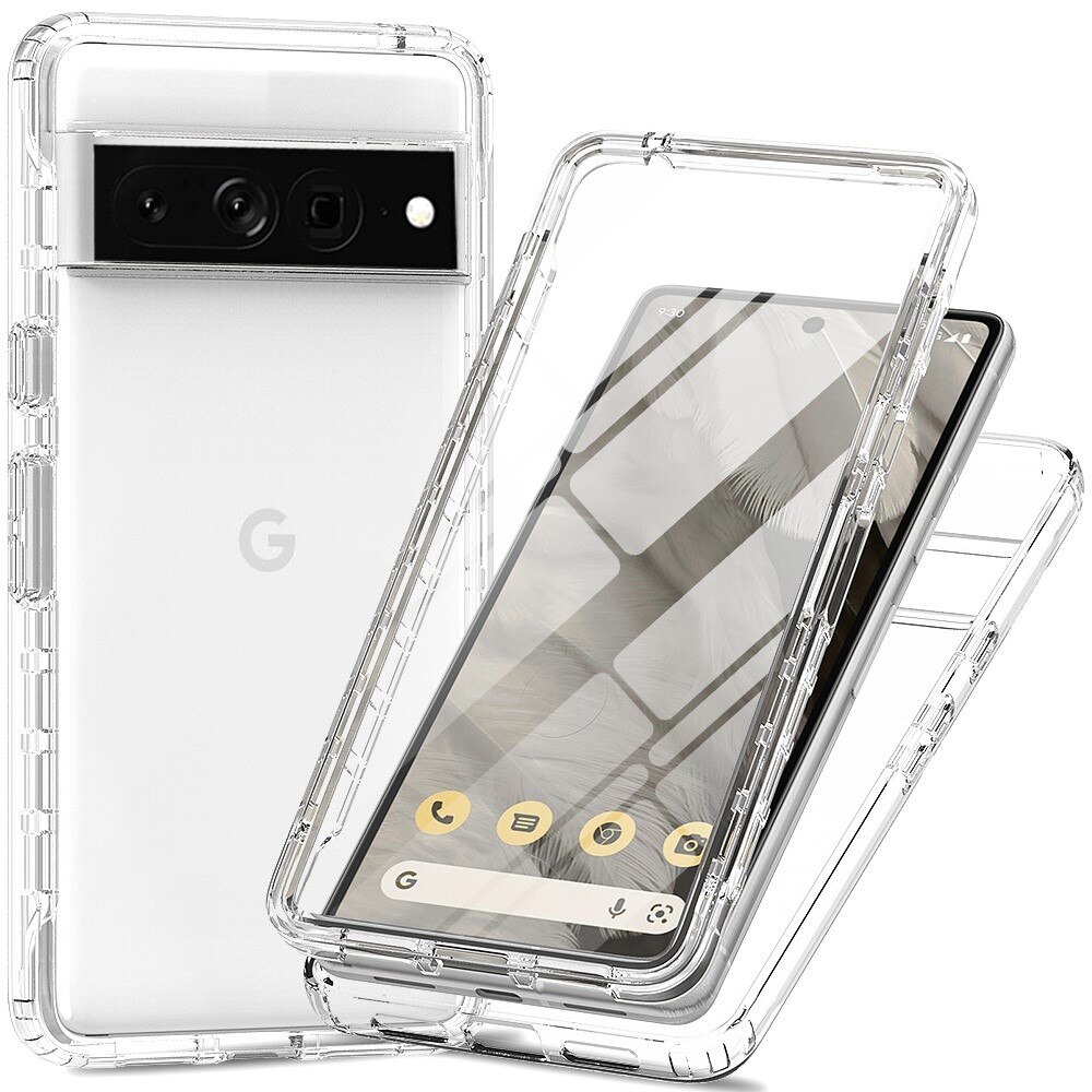 Full Protection Case Google Pixel 7 Pro gennemsigtig