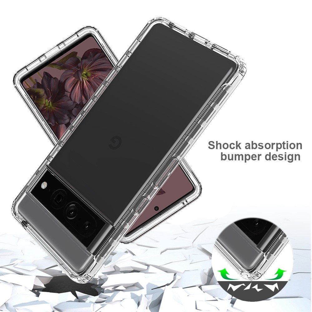 Full Protection Case Google Pixel 7 Pro gennemsigtig