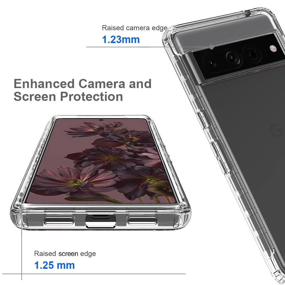 Full Protection Case Google Pixel 7 Pro gennemsigtig