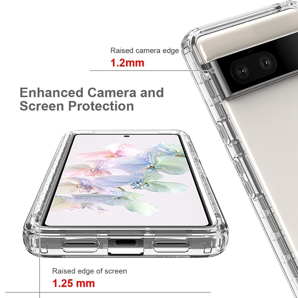 Full Cover Case Google Pixel 7 Gennemsigtig