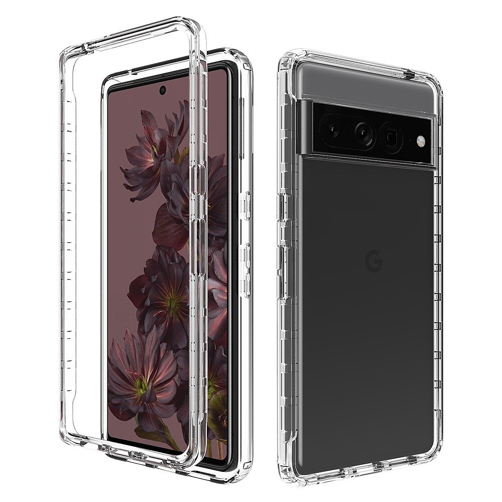 Full Cover Case Google Pixel 7 Pro gennemsigtig