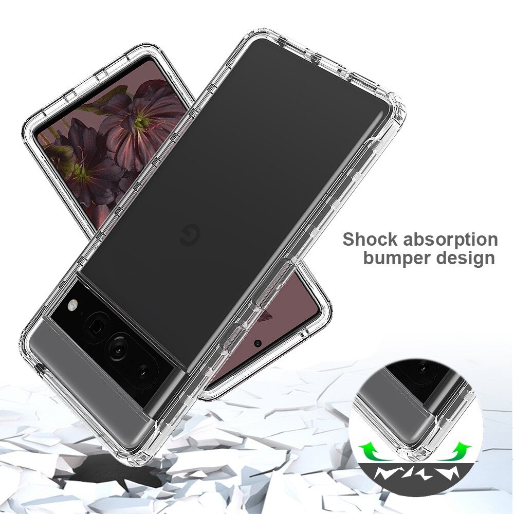 Full Cover Case Google Pixel 7 Pro gennemsigtig