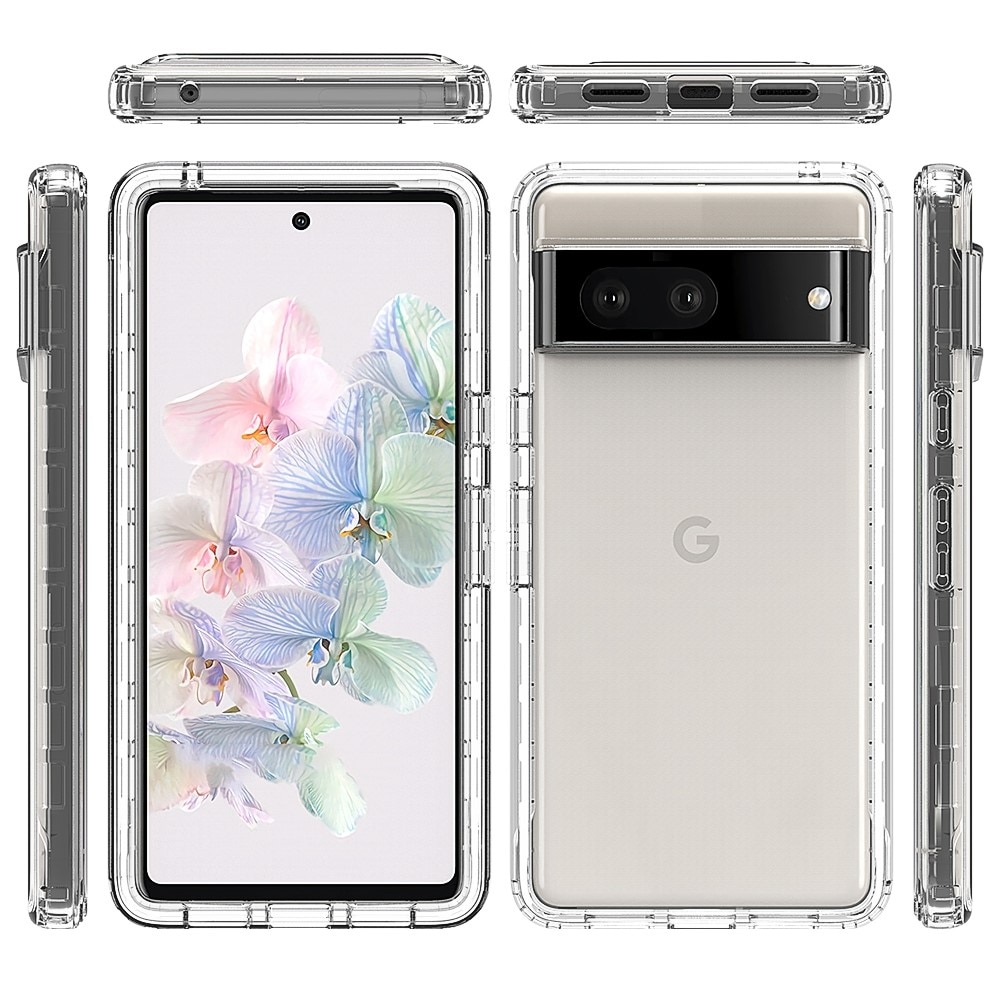 Full Protection Case Google Pixel 7 gennemsigtig