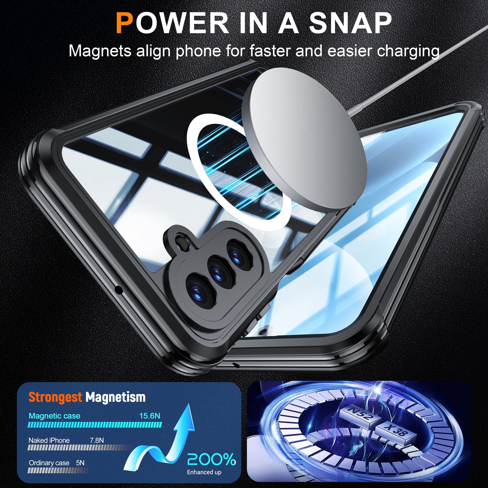 Premium Full Protection Case Samsung Galaxy A17 Black