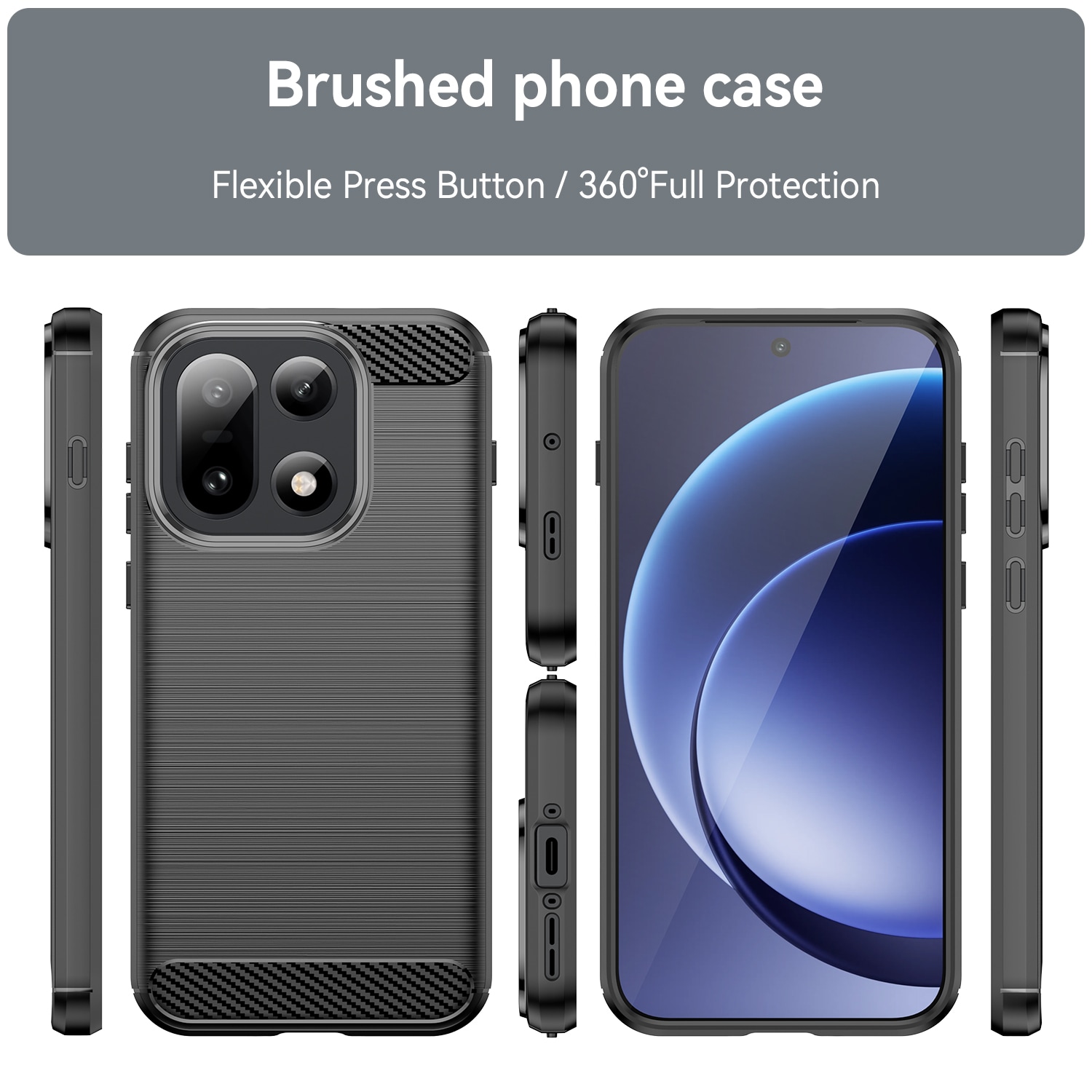  OnePlus 15 Cover TPU Brushed Sort