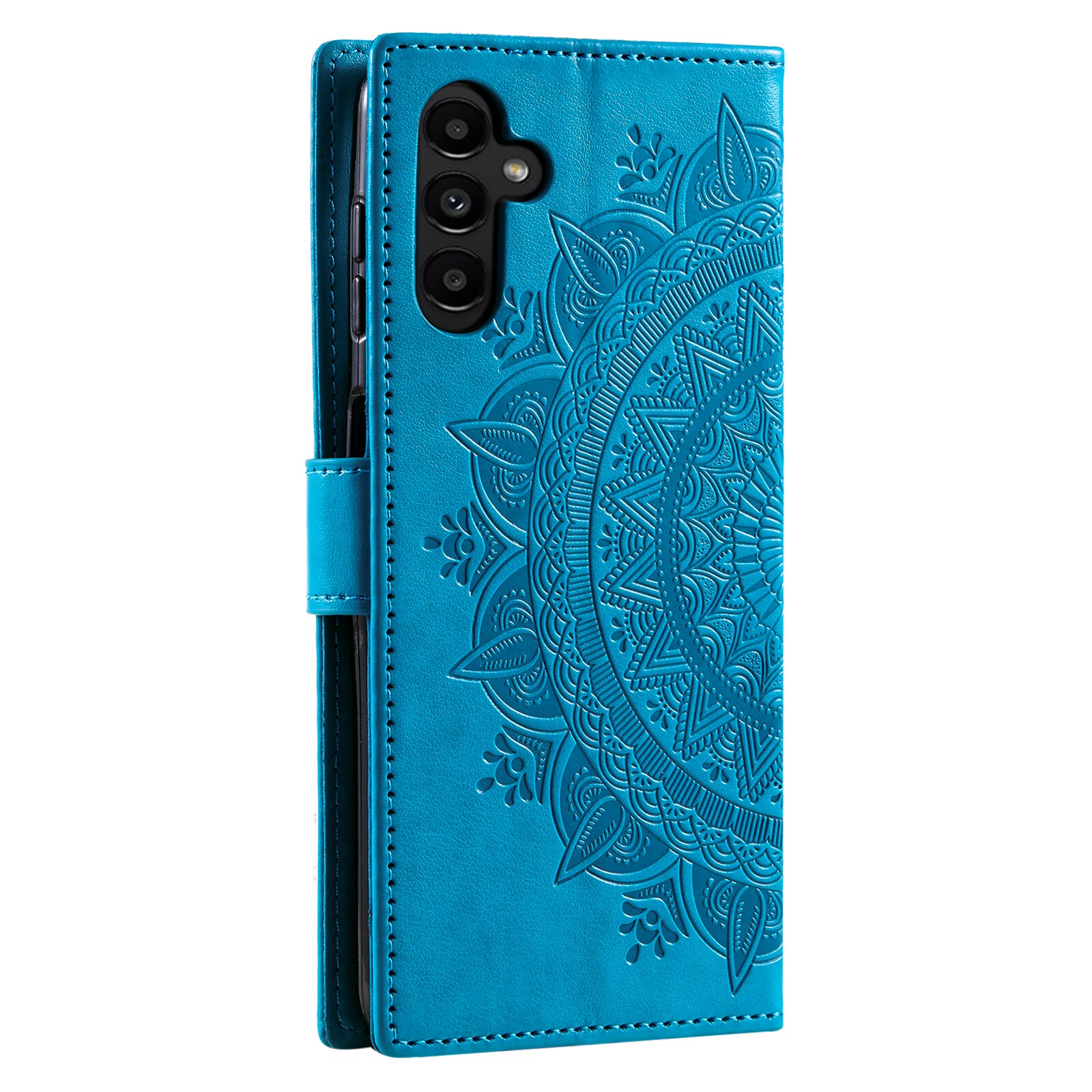 Læderetui Mandala Samsung Galaxy A37 Blå