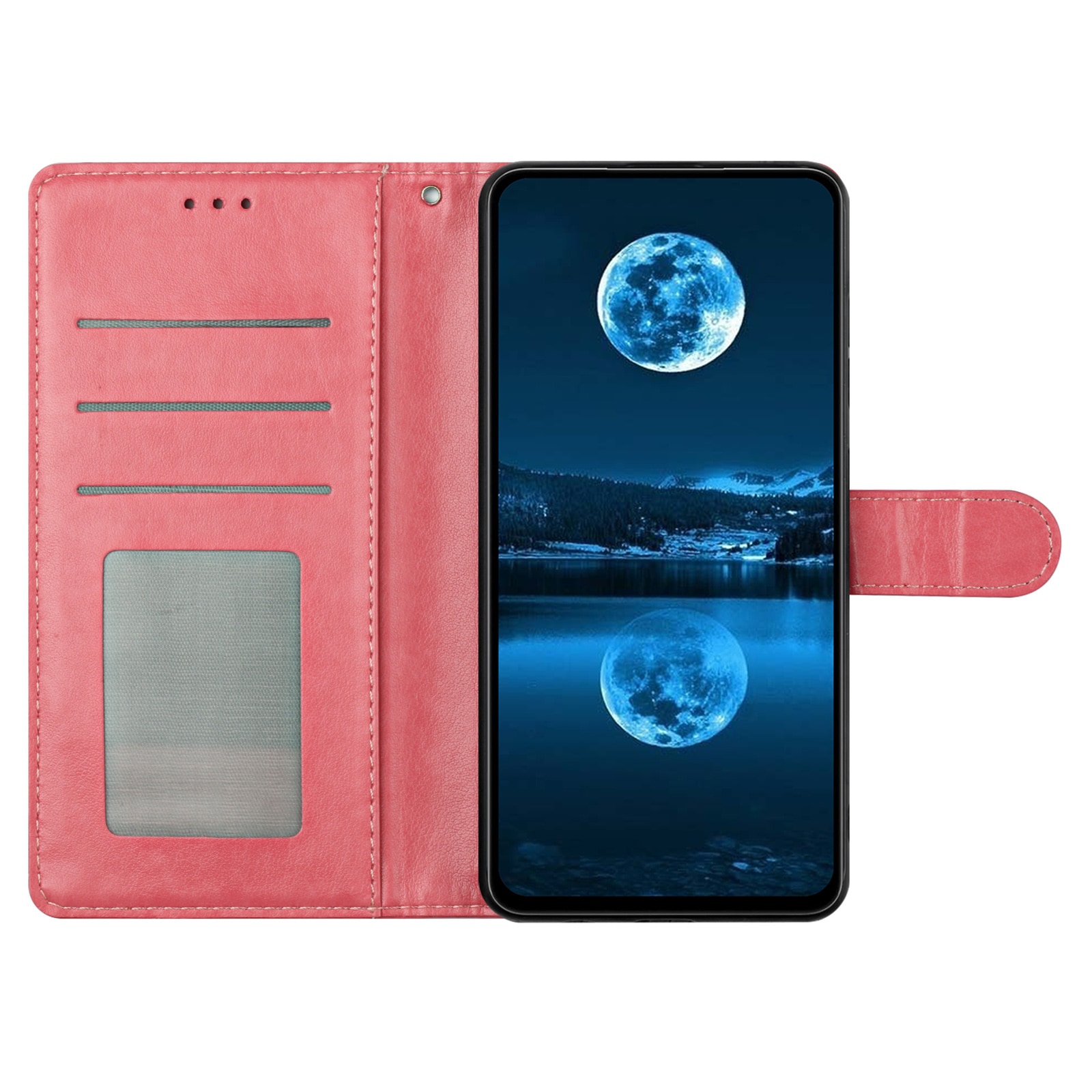 Læderetui Samsung Galaxy A57 Lyserød