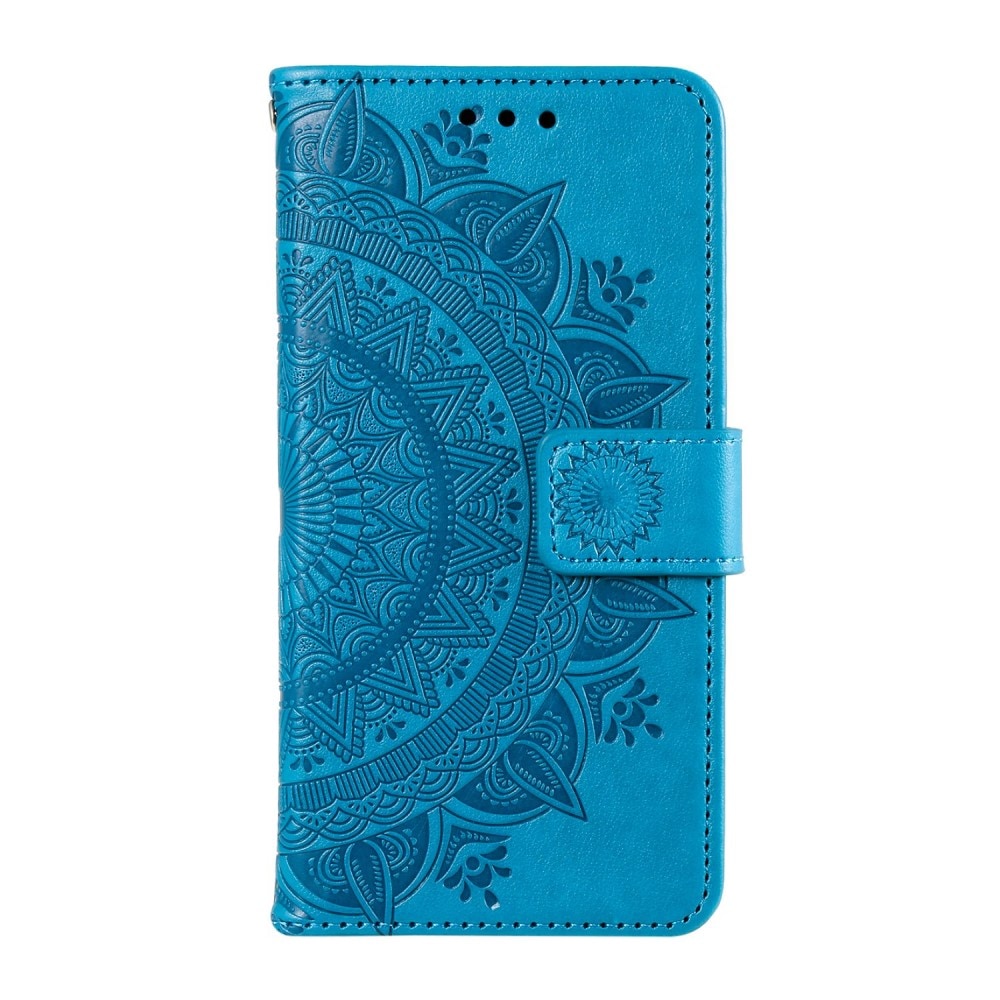 Læderetui Mandala Samsung Galaxy S23 blå