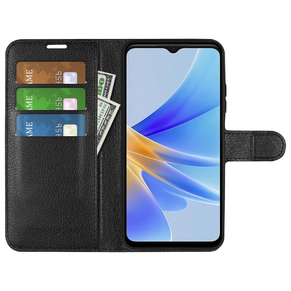 Mobiltaske Oppo A17 Sort