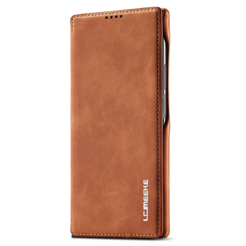 Slim Tegnebogsetui Samsung Galaxy S23 Ultra cognac