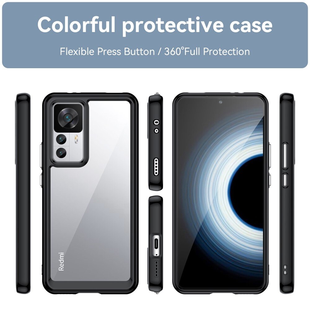 Crystal Hybrid Case Xiaomi 12T/12T Pro sort