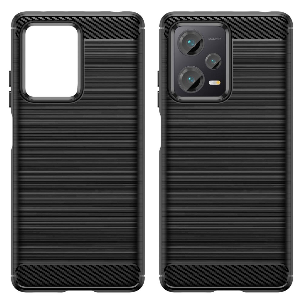 tectTech Funda TPU Brushed Xiaomi Redmi Note 12 Pro Plus Black