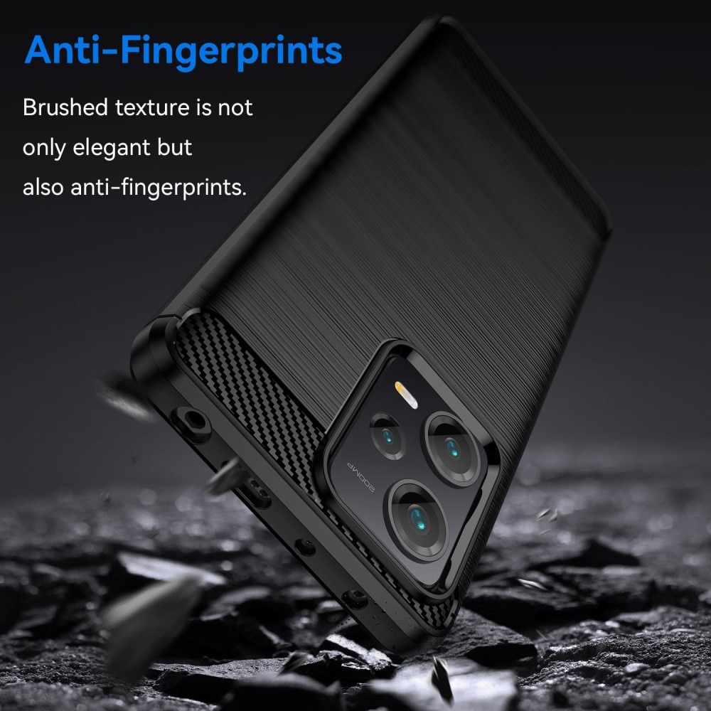 Xiaomi Redmi Note 12 Pro Plus Cover TPU Brushed Sort
