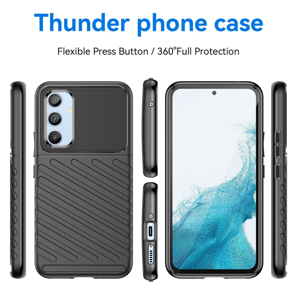 Thunder TPU Case Samsung Galaxy A54 sort
