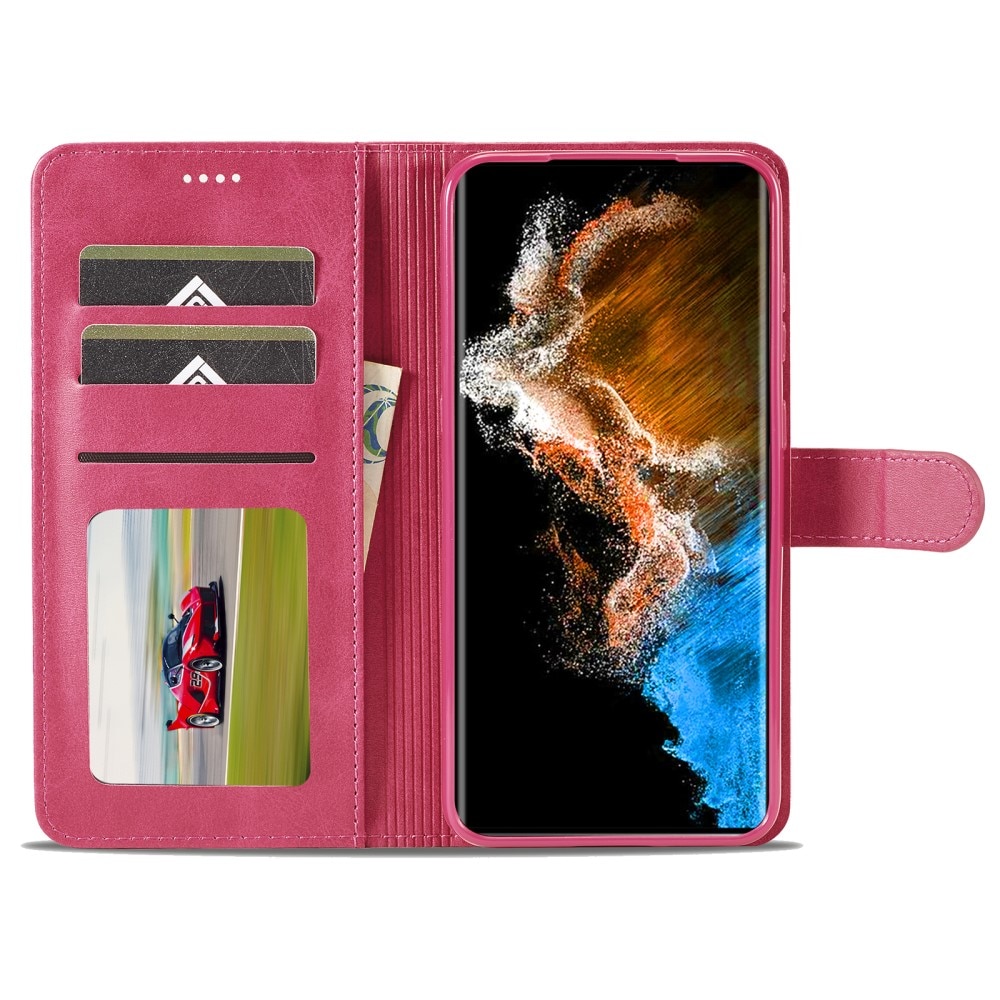 Tegnebogsetui Samsung Galaxy S23 lyserød