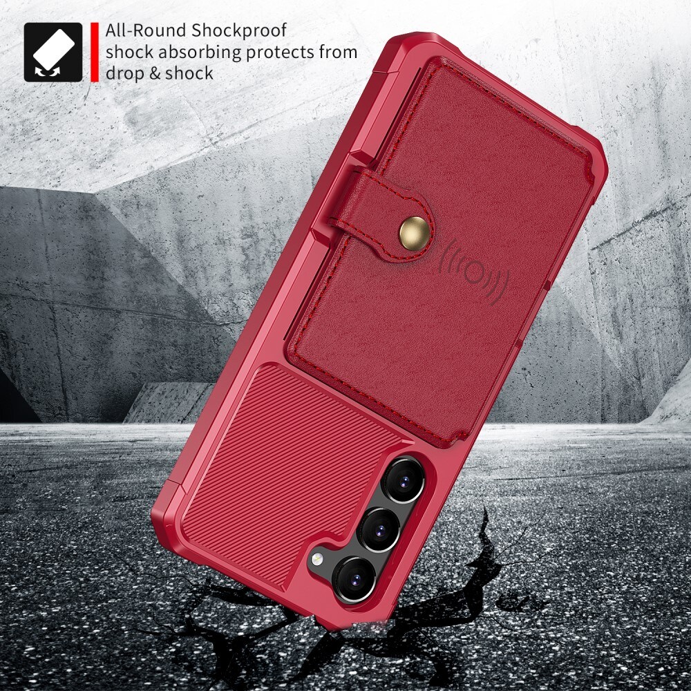 Tough Multi-slot Cover Samsung Galaxy S23 Rød