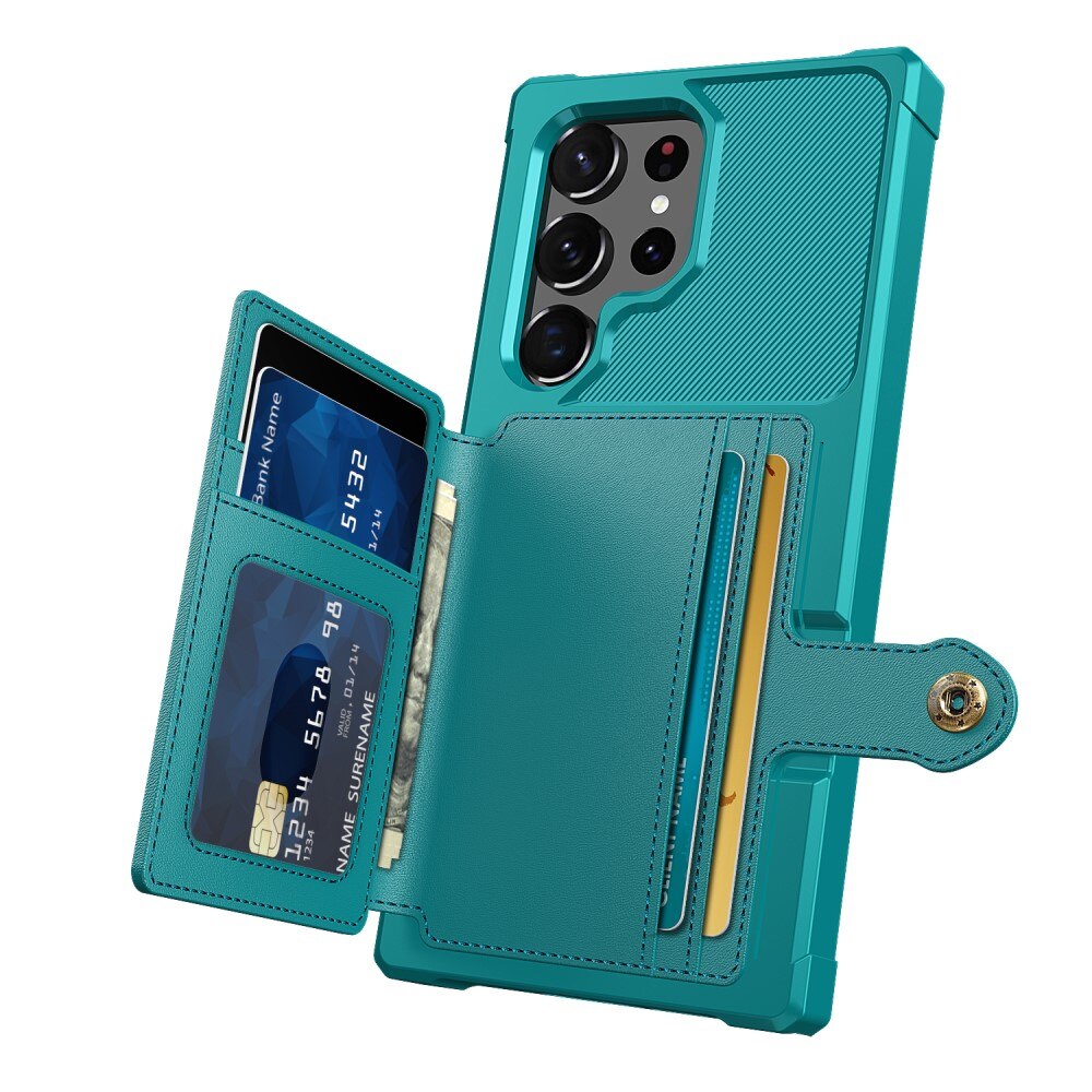 Tough Multi-slot Cover Samsung Galaxy S23 Ultra Grøn