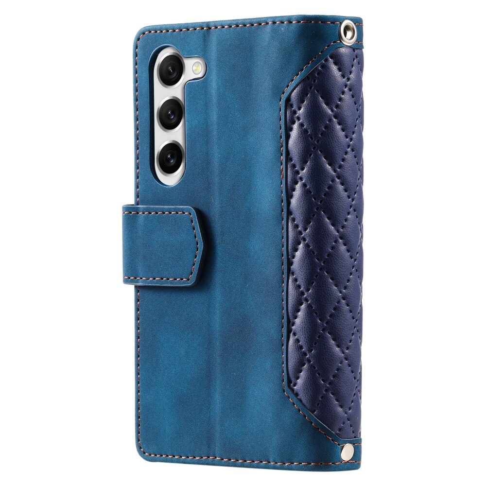Pung Taske Samsung Galaxy S23 Plus Quilted Blå