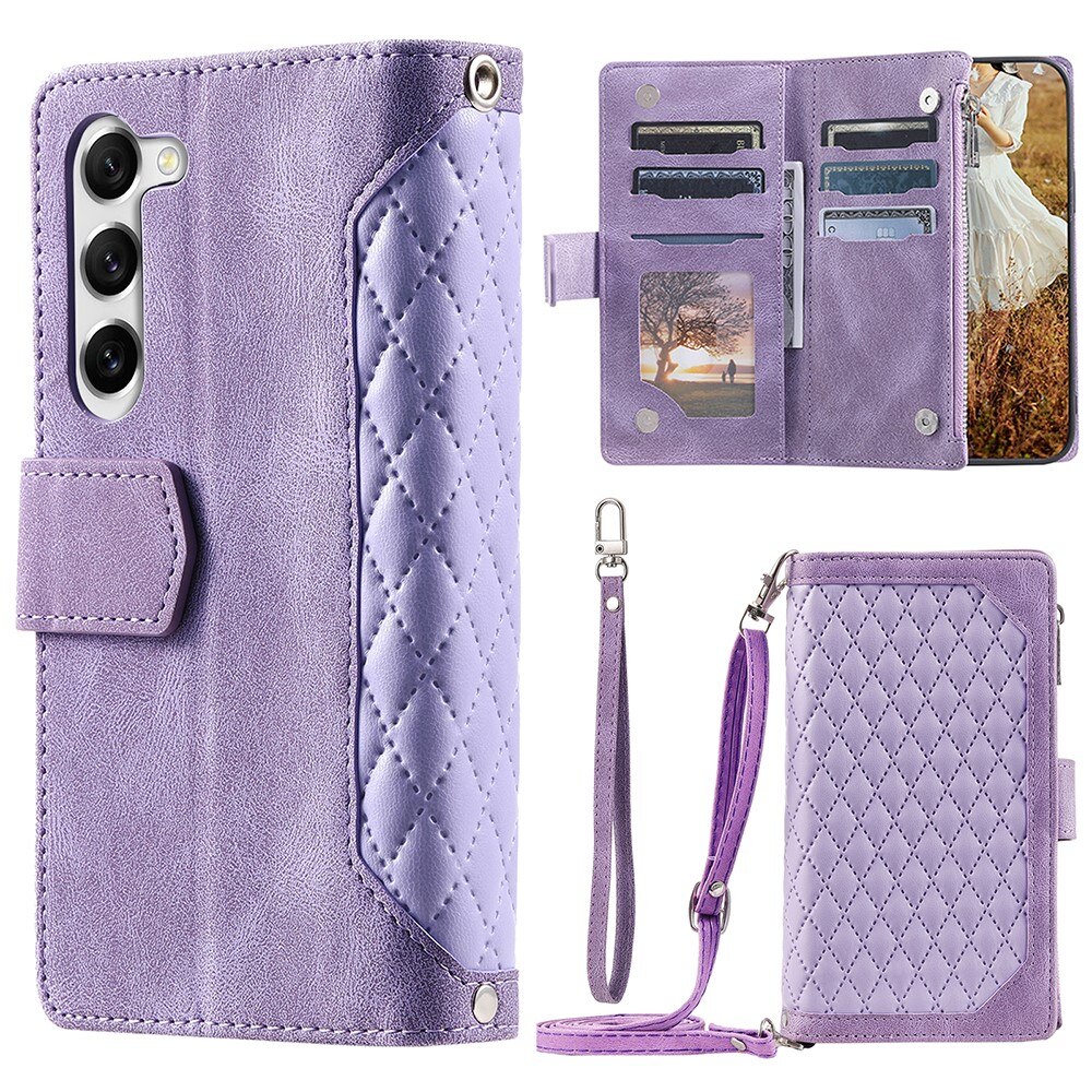 Pung Taske Samsung Galaxy S23 Plus Quilted lila