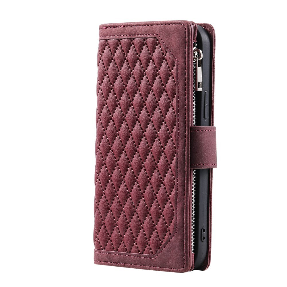 Pung Taske Samsung Galaxy S23 Plus Quilted Rød