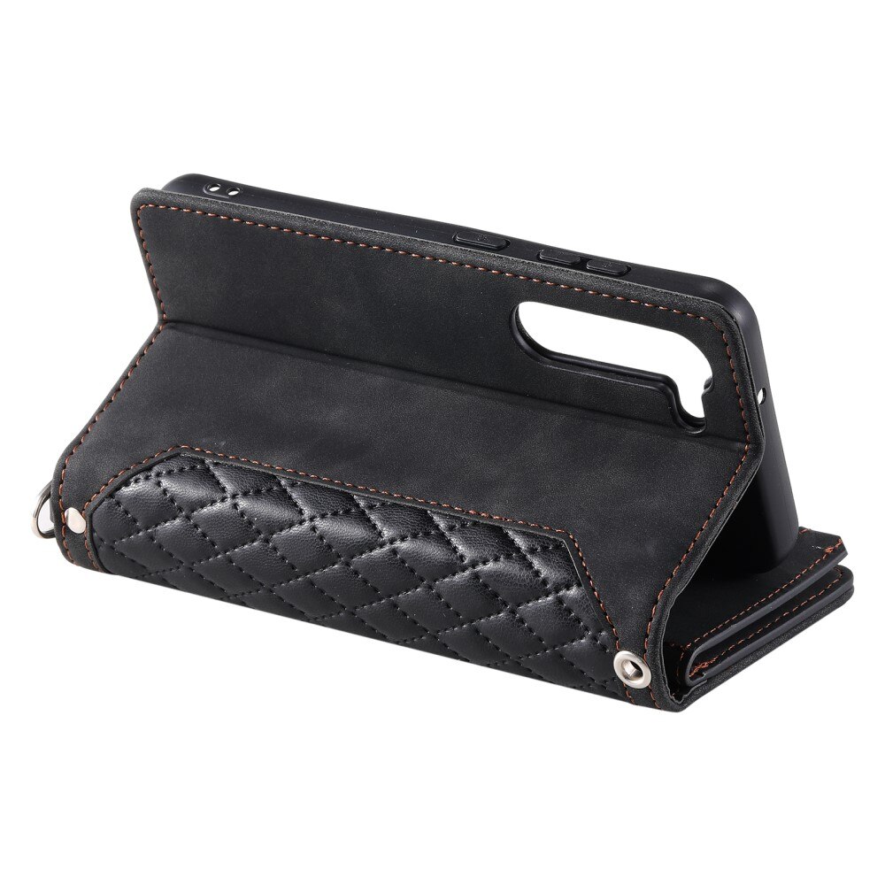 Pung Taske Samsung Galaxy S23 Plus Quilted Sort