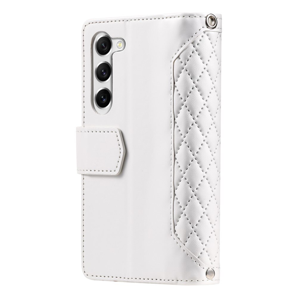 Pung Taske Samsung Galaxy S23 Plus Quilted Hvid