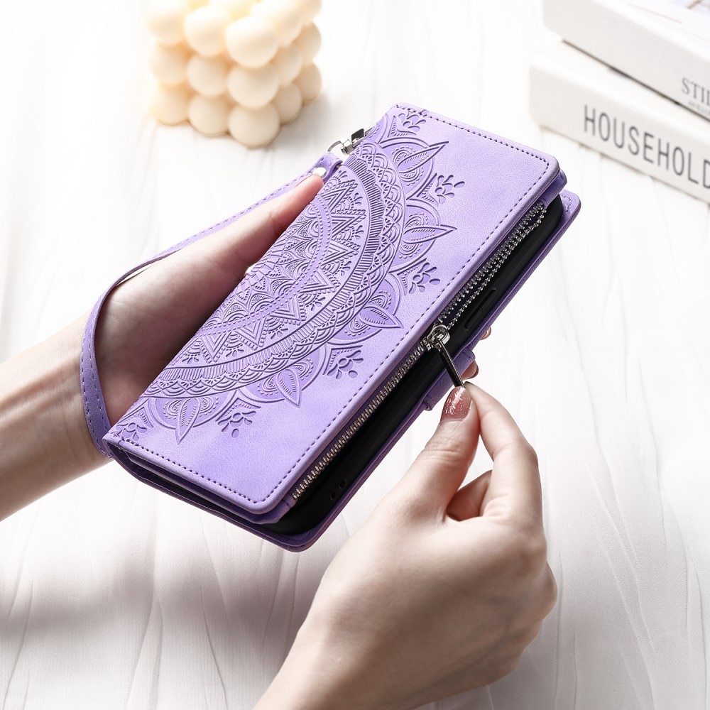 Pung Taske iPhone SE (2022) Mandala lila