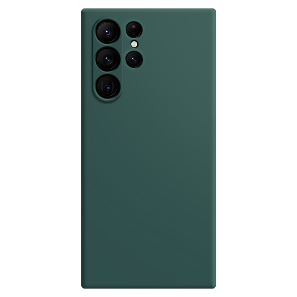 TPU Cover Samsung Galaxy S23 Ultra mørkegrøn