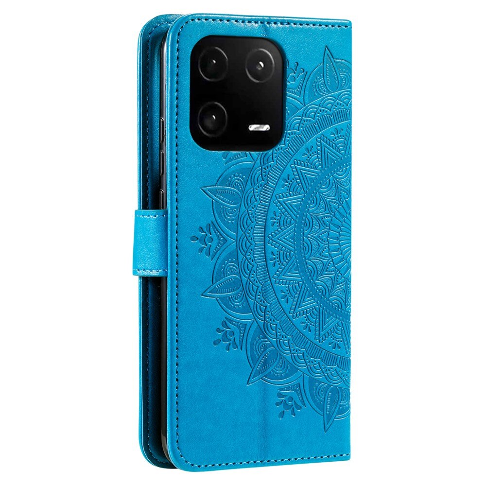 Læderetui Mandala Xiaomi 13 Pro blå