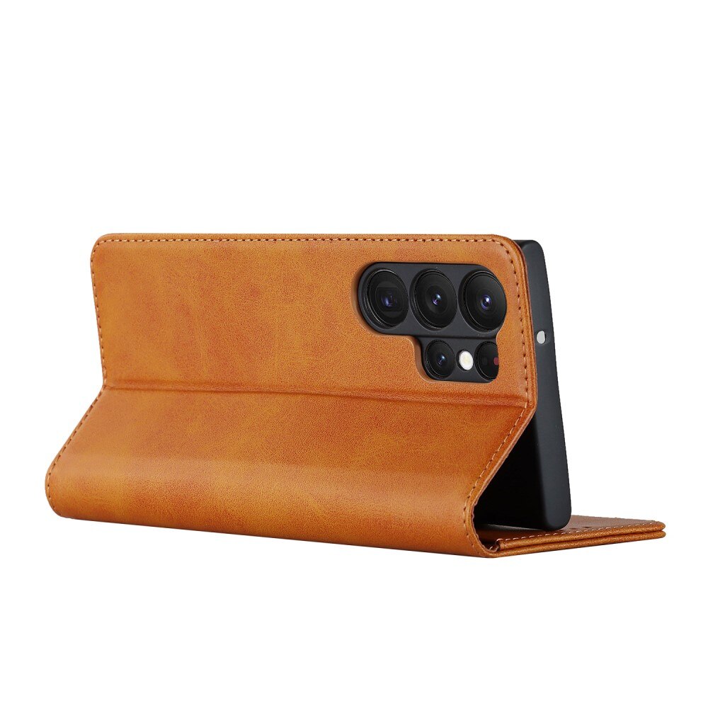 Samsung Galaxy S23 Ultra Slim Mobiltaske Brun