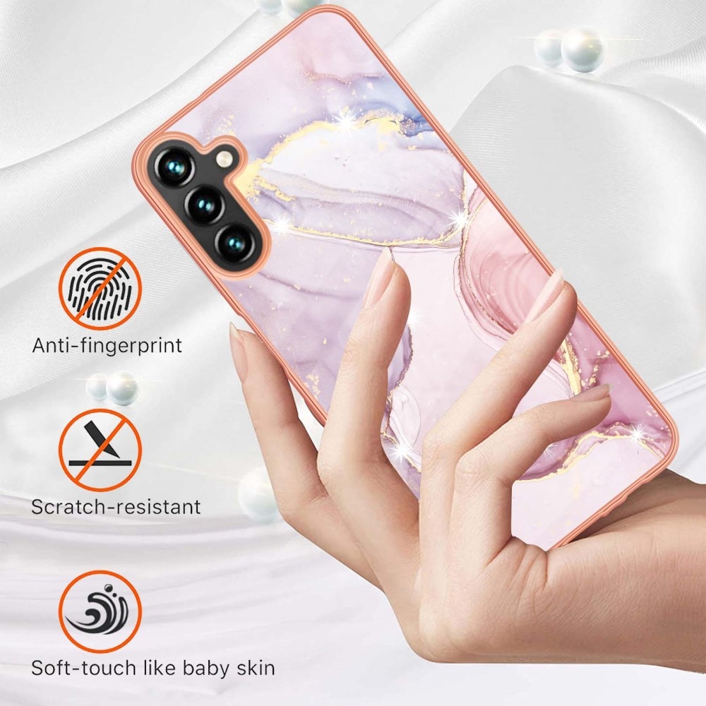 TPU Cover Samsung Galaxy A54 lyserød marmor