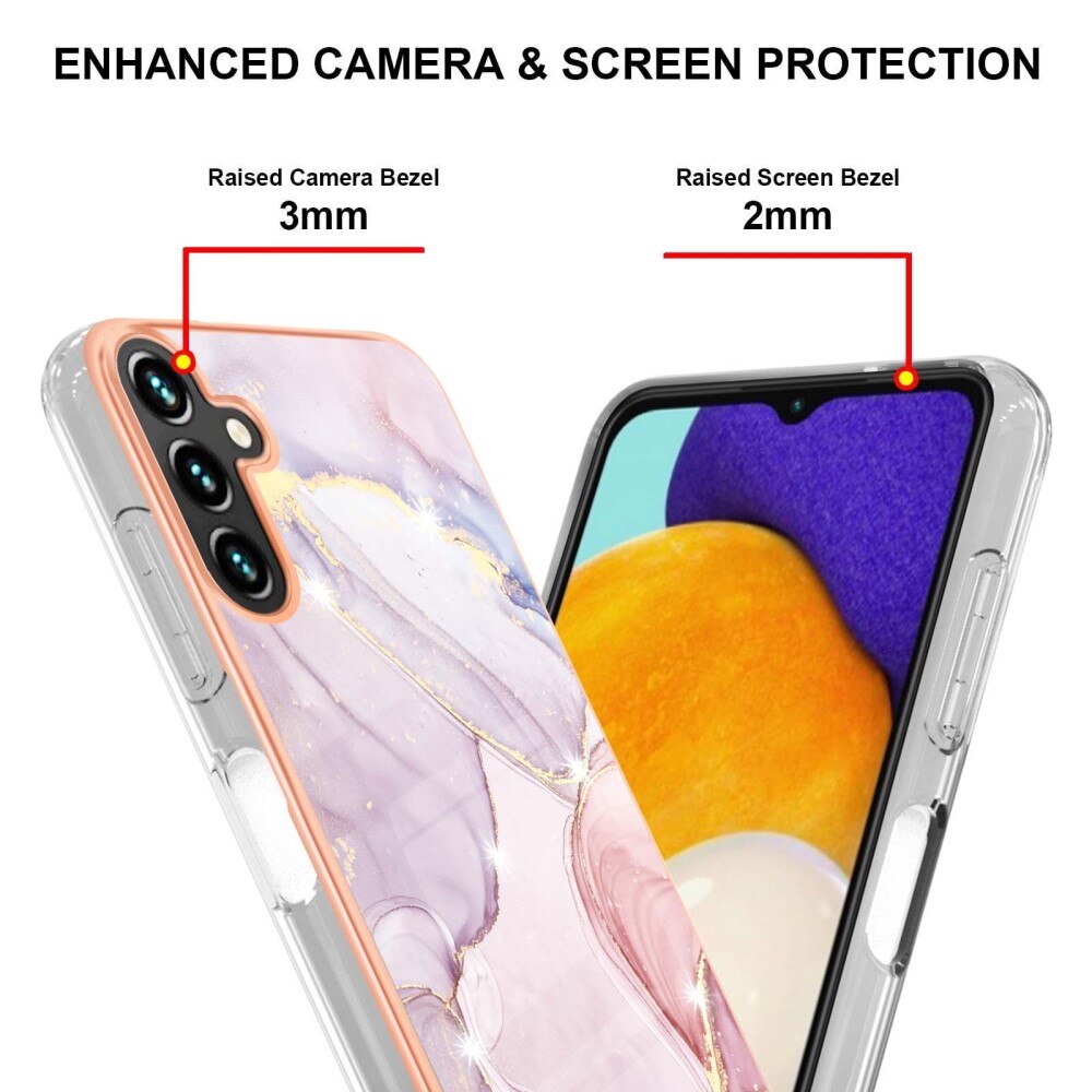 TPU Cover Samsung Galaxy A54 lyserød marmor