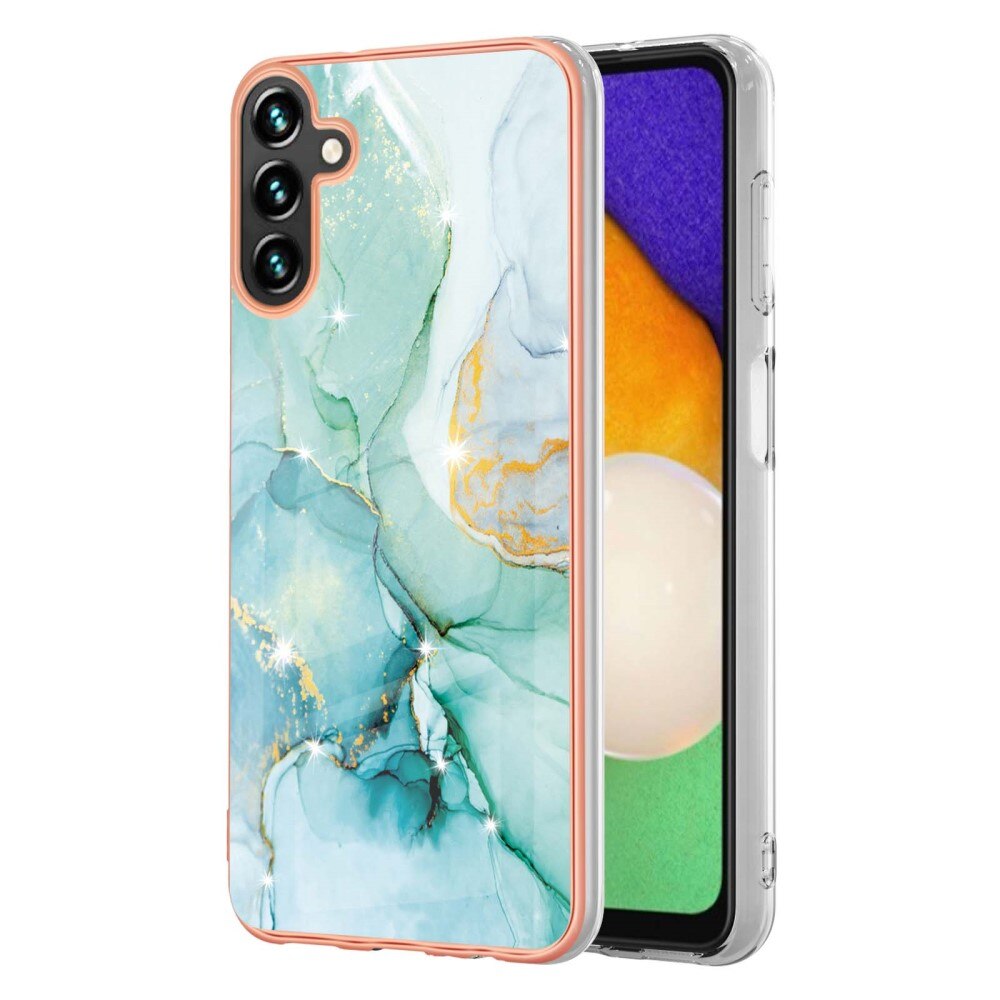 TPU Cover Samsung Galaxy A54 grøn marmor